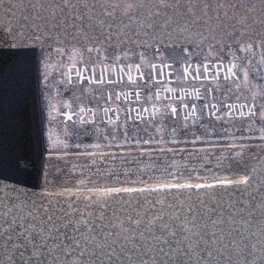 KLERK Jacob Coenraad, de 1938-2006 &amp; Pauline FOURIE 1941-2004 :: DE KLERK Pierre 1969-1991