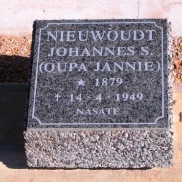 NIEUWOUDT Johannes S. 1879-1949
