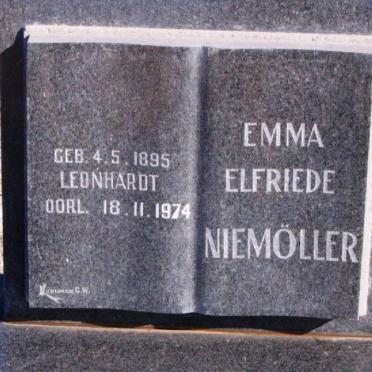 NIEMÖLLER Emma Elfriede nee LEONHARDT 1895-1974