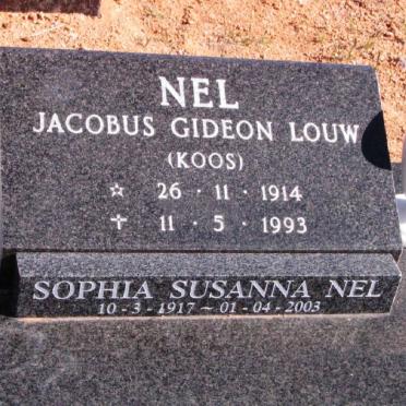 NEL Jacobus Gideon Louw 1914-1993 &amp; Sophia Susanna 1917-2003