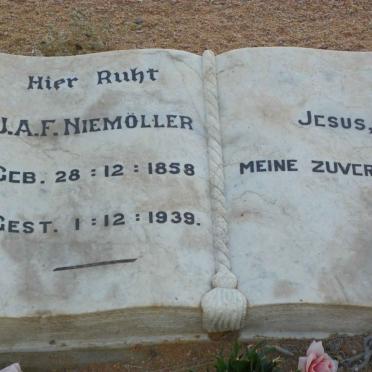 NIEMÖLLER J.A.F. 1858-1939