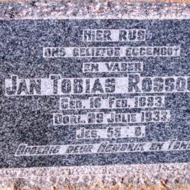 ROSSOUW Jan Tobias 1893-1933