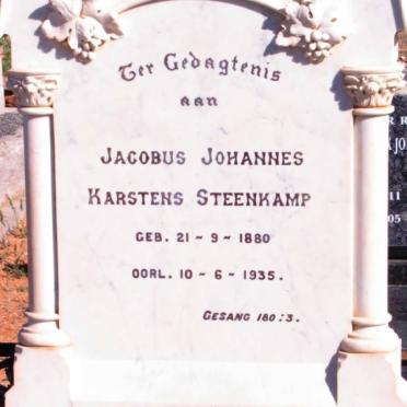 STEENKAMP Jacobus Johannes Karstens 1880-1935