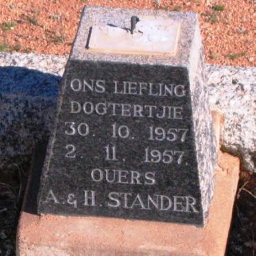 STANDER Dogtertjie 1957-1957