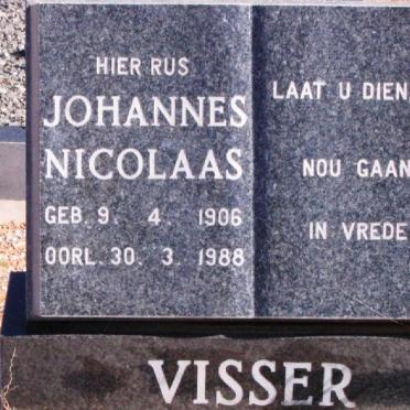 VISSER Johannes Nicolaas 1906-1988