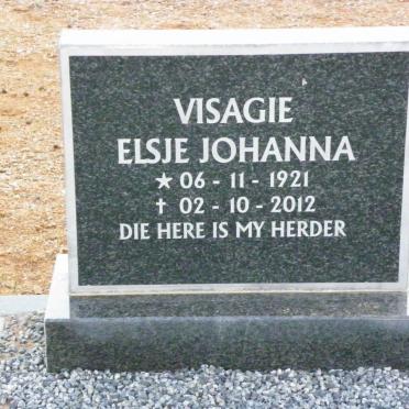 VISAGIE Elsje Johanna 1921-2012