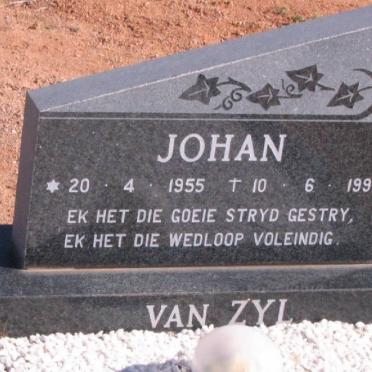 ZYL Johan, van 1955-1992