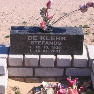 KLERK Stefanus, de 1929-2001