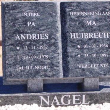NAGEL Andries 1932-1979 &amp; Huibrecht 1936-1997