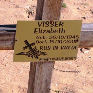 VISSER Elizabeth 1945-2009