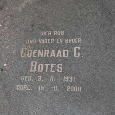 BOTES Coenraad C. 1931-2000