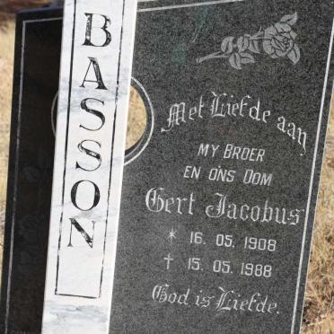 BASSON Gert Jacobus 1908-1988