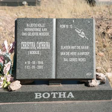 BOTHA Christina Cathrina 1946-2005