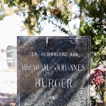 BURGER Abraham Johannes 1936-1991