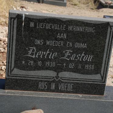 EASTON Bertie 1930-1998
