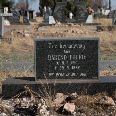 FOURIE Barend 1910-1982