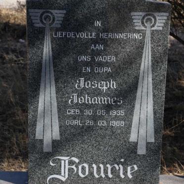 FOURIE Joseph Johannes 1935-1988
