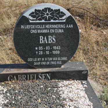 GABRIELSEN Babs 1943-1999