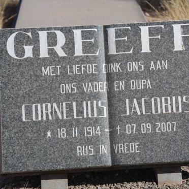 GREEFF Cornelius Jacobus 1914-2007