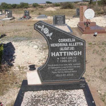 HATTINGH Cornelia Hendrina Alletta 1981-1998