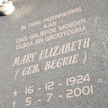 HAVENGA Sarel Pretorius 1921-1992 &amp; Mary Elizabeth BEGRIE 1924-2001