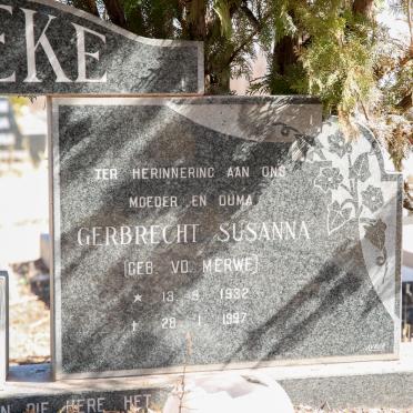 JANEKE Gerrit Nieuwoudt 1929-1991 &amp; Gerbrecht Susanna V.D. MERWE 1932-1997