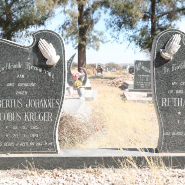 KRUGER Albertus Johannes Jacobus 1925-1991 &amp; Retha 1936-1990