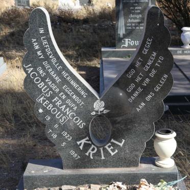 KRIEL Jacobus Francois 1923-1987