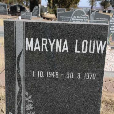LOUW Maryna 1948-1978
