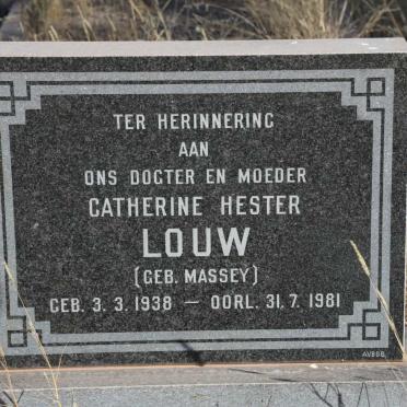 LOUW Catherine Hester nee MASSEY 1938-1981