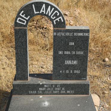 LANGE Annami, de 1980-1980