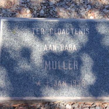 MULLER Baba 1938-1938