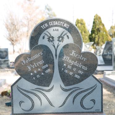 MULLER Johannes Petrus 1908-1991 &amp; Hester Magdalena 1912-1991
