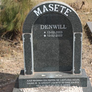 MASETE Denwill 2003-2003