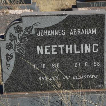 NEETHLING Johannes Abraham 1910-1981