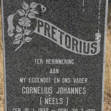 PRETORIUS Cornelius Johannes 1932-1981