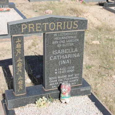 PRETORIUS Isabella Catharina 1938-2006