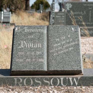 ROSSOUW Vivian 1915-1986