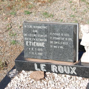ROUX Etienne, le 1975-1980