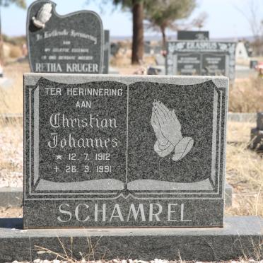 SCHAMREL Christian Johannes 1912-1991