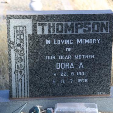 THOMPSON Dora A. 1901-1978
