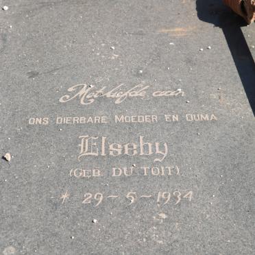 VILJOEN Elseby nee DU TOIT 1934-