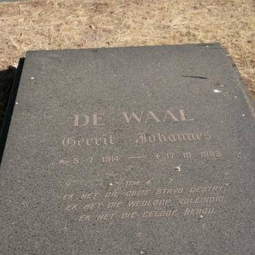 WAAL Gerrit Johannes, de 1914-1983