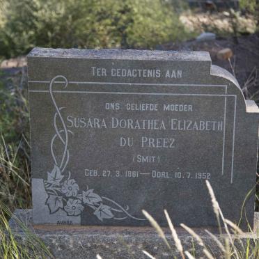 PREEZ Susara Dorathea Elizabeth, du nee SMIT 1861-1952