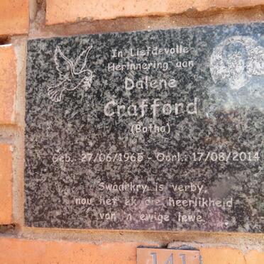 CRAFFORD Dalene nee BOTHA 1965-2014
