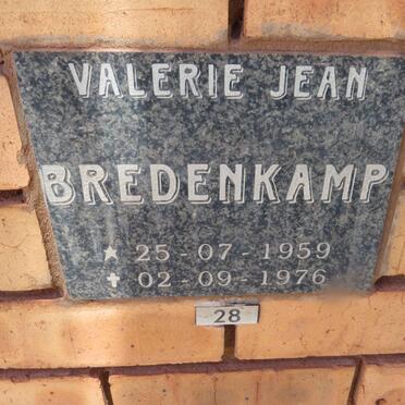 BREDENKAMP Valerie Jean 1959-1976