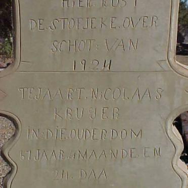 KRUGER Tejaart Nicolaas