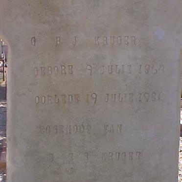 KRUGER G.H.J. 1864-1932