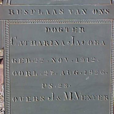 VENTER Catharina Jacoba 1912-1926