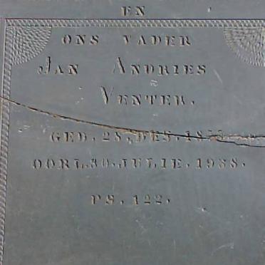 VENTER Jan Andries 1877-1938